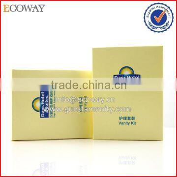 OEM Newest Card Box High Quality Disposable Hotel Welcome Kit