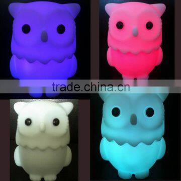 CE Rohs EN71 OEM New novelty owl led night light