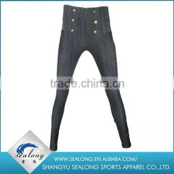 2016 New Arrival Shaoxing Wholesale Hot Sell Body Wearing Knitting Woman Jeans Leggings for Ladies Quality Choice photo-4