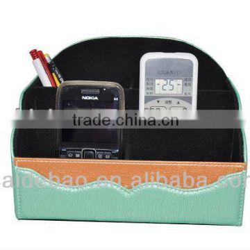 Various styles leather Desk Organizer