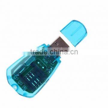 USB 2.0 SIM Card Reader Support GSM CDMA WCDMA Cellphone SMS Backup Read Edit