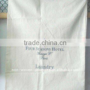 Resuable and Biogradeable Cotton Laundry Bags with EMB