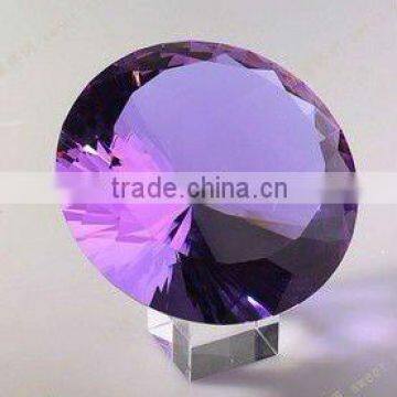 Crystal Paper Weight Diamond Wedding Decoration, Indian Wedding Table Decoration, Crystal Candle Holders Decorations