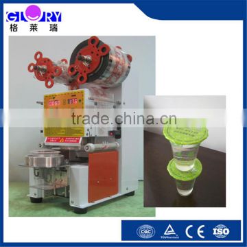 Hot Sale Paper Cup Sealing Machine/ Water Cup Filling Sealing Machine/ Disposable Cup Sealing Machine