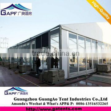 China gold manufacturer hot sale promotion glass wall tents in china