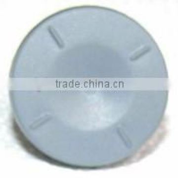 teflon coated rubber stopper for 10ml injection vial