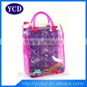 Clear Transparent PVC Packaging Shopping Carry Bag