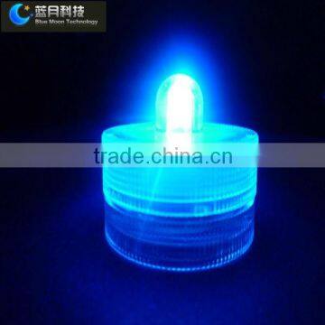 Mini led tea light decorative candles blue color BM-TL301