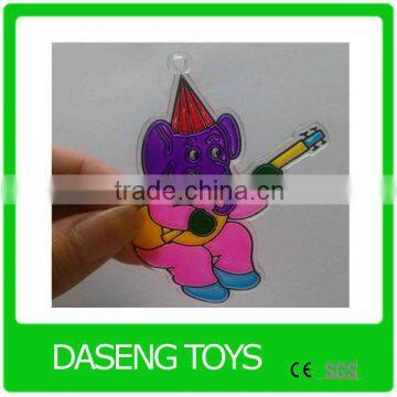 Clear Plastic Christmas Suncatcher Painting Craft