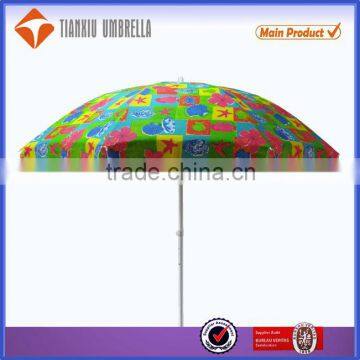 TXB-S-0148 printed promotional beach umbrella,Advertising Beach Umbrella, Sun umbrella