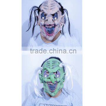 scary halloween party cosplay rubber alien mask anime zombie latex aubis horror mask