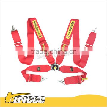 New 2016 racing car 4 Points Quick Release Sport Car Seat Belt Webbing