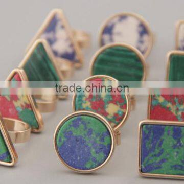 Cheap Colorful Alloy rings with the different shape