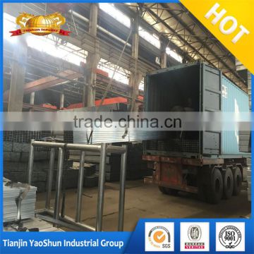 z150 z180 z200 pre galvanized square rectangle steel pipe tube hollow section