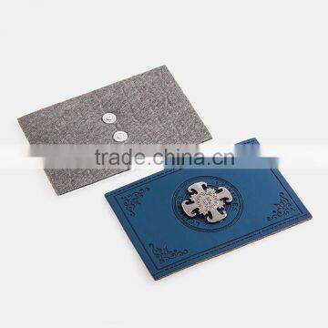 Garment Embossed Leather Patches Fashion Clothing Label for Jeans photo-6