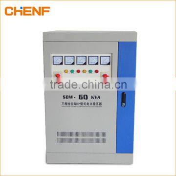 Automatic 60kw industrial voltage stabilizer 3 phase digital voltage regulator
