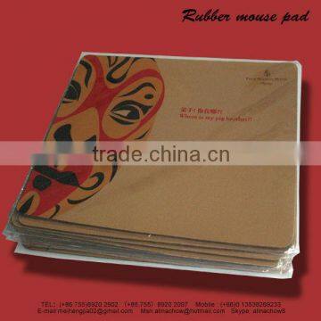 Sublimation Mouse mat with rubber base