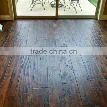 reclaimed flat american birch flooring by wood carving machine