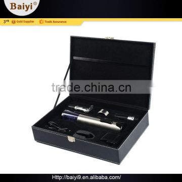 Professional Manufacture Zinc Alloy Electric Led Wine Opem Set