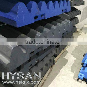 Alloy steel jaw plate spare parts