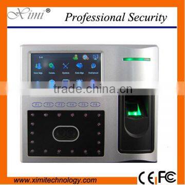 1200 face users wifiless network 4.3inch TFT color screen rfid standalone face fingerprint time attendance and access controller