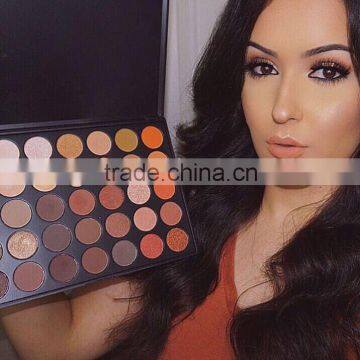 5 types avaiable Colored Makeup Eye shadow Palette big eye shadow palette