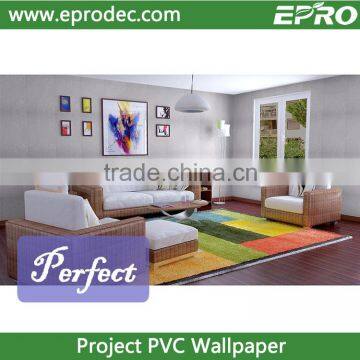 Interior beautiful modern pvc wallpaper