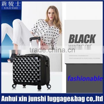 17Inch Business Bag Trolley Waterproof Hardside Plastic ABS PC Flight Case