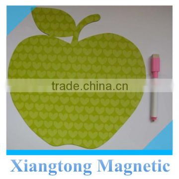 Green Apple Shape Magnetic Writing & Drawing Board with Pen