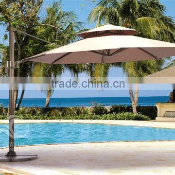 350cm China duplex outdoor garden umbrella