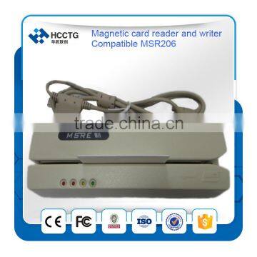 3 Tracks USB Compatible with MSR206 magnetic strip card reader writer msre software-HCC206                        
                                                Quality Choice