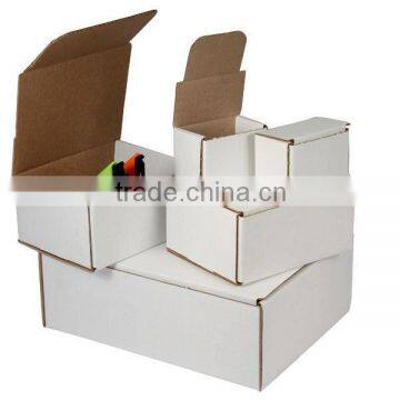 5x4x3 White Corrugated Shipping Mailer Packing Box Boxes