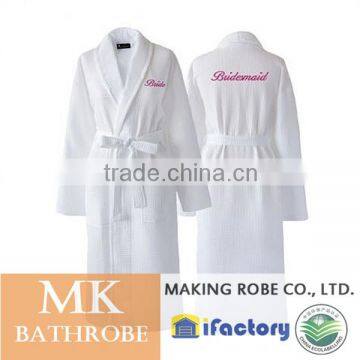 Popular Bridal Party Casual Spa Waffle Robes for Women Quick-drying Bathrobes Quality Choice photo-3