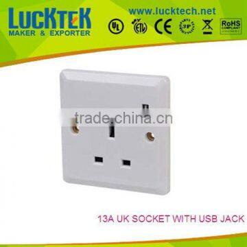 UK Type Socket with USB Wall Socket