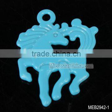 New design alloy fine horse pendant blue horse pendant jewelry pendant