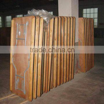 Cheap 6FT Event Plywood Table Folding Banquet Tables Wholesale photo-3