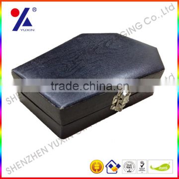 Promotional jewelry gift packaging boxes with various design,and costomed logo,iron button