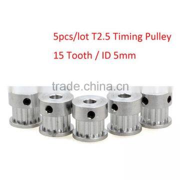 T2.5 Timing 3D Printer Up Pulley Aluminum Gear T2.5 Synchronous Pulley Stereolithography 3D Printer