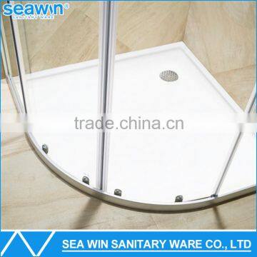 High Quality Frameless Tempered Glass Hinge Circular Sector Shower Enclosure photo-3