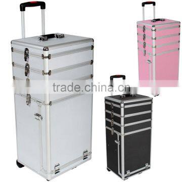 2016 Wholesale Large Capacity Aluminum Trolly Case for Salon Quality Choice photo-4