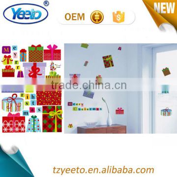 2015 Yeeto DIY Removable Self Adhesive Christmas Wall Decoration Sticker