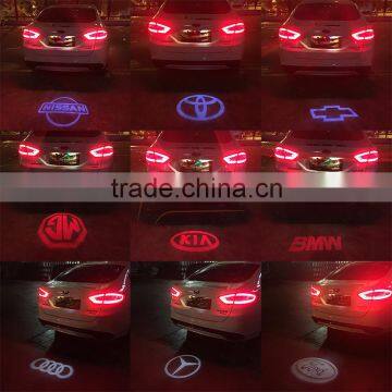 2016 New High Quality led car tail Logo Light, high bright logo laser projector light car logo light