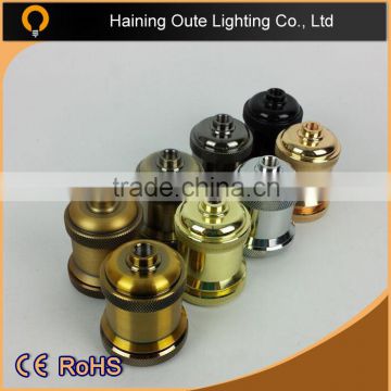 Wholesale Electric Brass E27 Lamp Holder with Rotary Switch Socket Suitable for Any Bulb