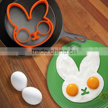 High quality Food grade silicone fried egg mold/cute silicone egg mold