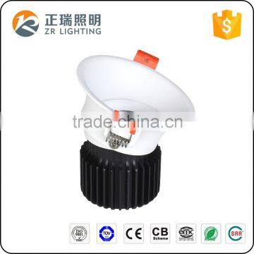 Adjustable and Dimmable Led Interior 12W COB Spotlight With 3 Year Warranty