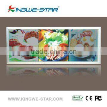 Super slim and super fashion Aluminium advertising LED menu board