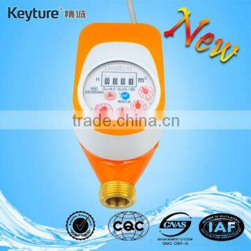 Wired Remote Reading Valve Control AMR Water Meter(Orange Color)