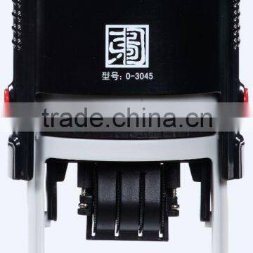 Date Time Stamps Automatic Numbering Self Inking Round Stamp Machine photo-3