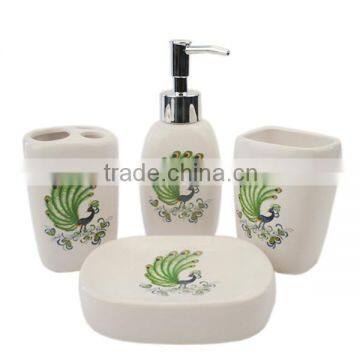 Glazed Bath Ceramic Bathroom Set photo-4