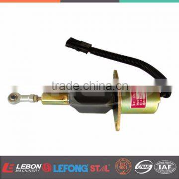 6742012310 4063712 Flat Plug Diesel Fuel Shut Off Solenoid Valves for Excavator Parts